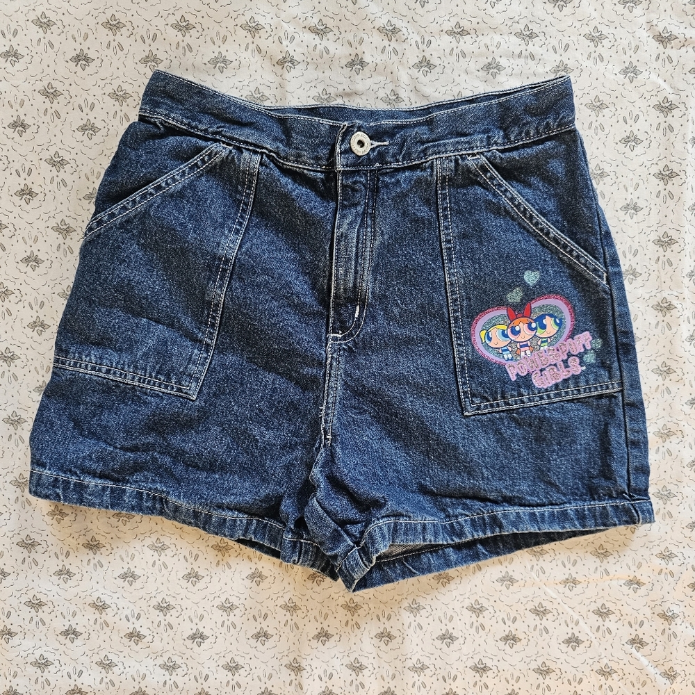 PowerpuffGirls Y2K Jean Shorts 🌈
